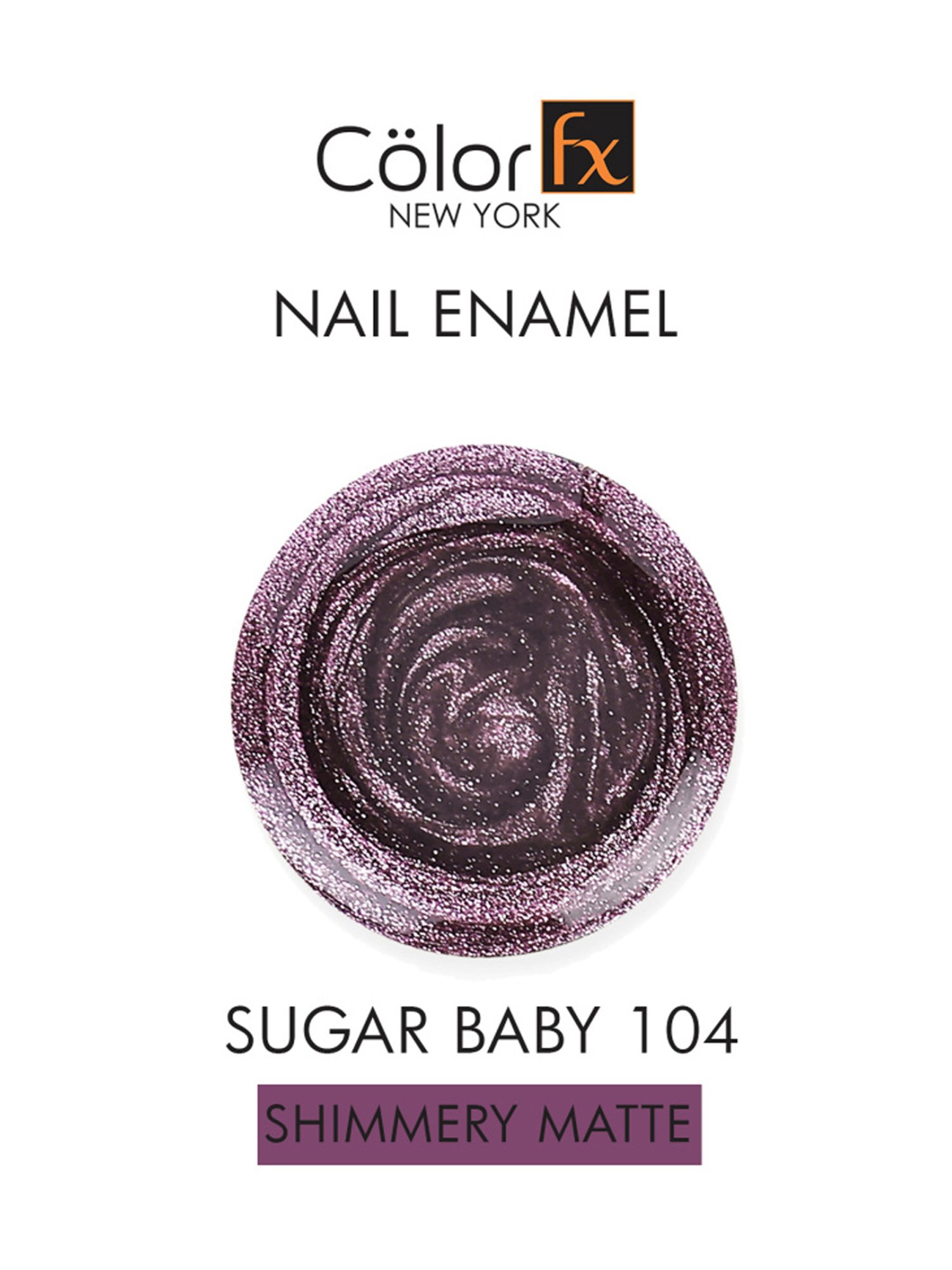 Color Fx Sugar Baby Wedding Collection Nail Enamel Shade 104 - 10 ml