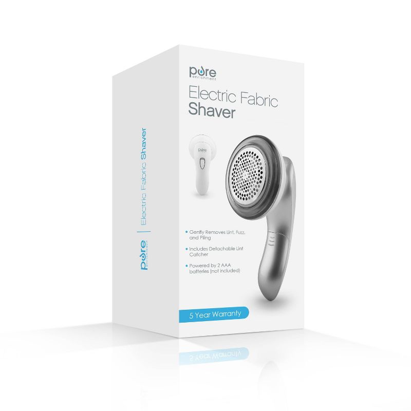 Pure Enrichment Battery Powered Lint Remover White