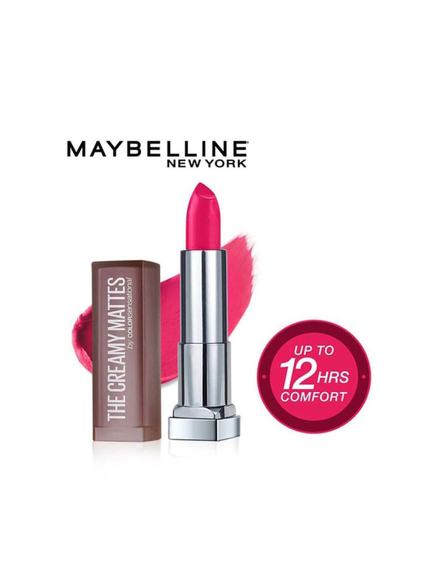 Maybelline New York Color Sensational Creamy Matte Lipstick - 680 Mesmerizing Magenta, 3.9g