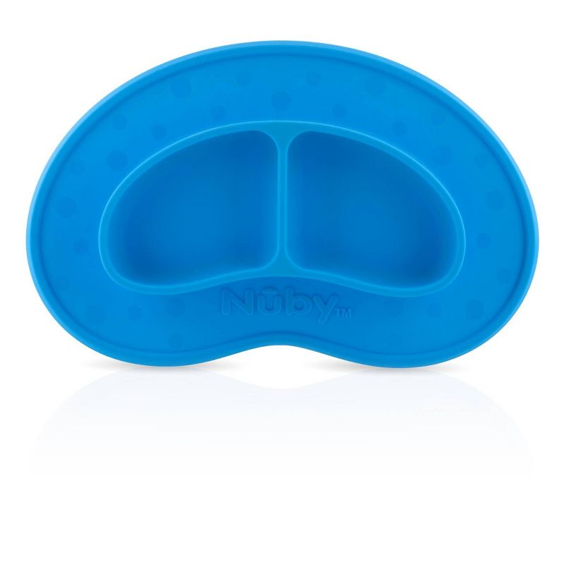 Nuby Sectioned Silicone Feeding Mat - Blue