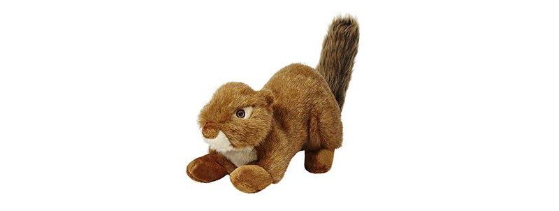 Fluff & Tuff Red the Squirrel, Large Plush Dog Toy, Squeakerless