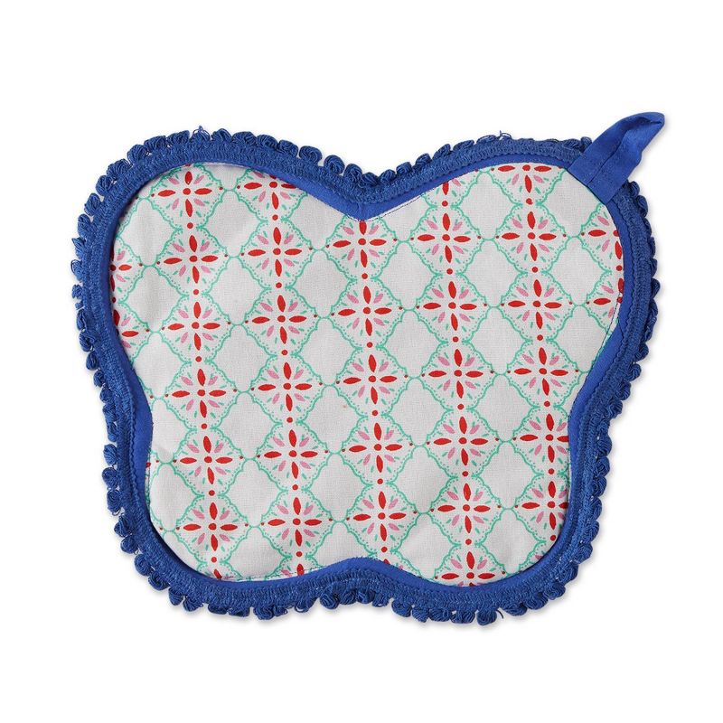 Cotton Chambray Oven Mitt Blue - Project 62™
