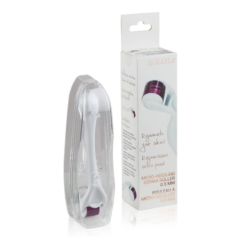 Zoe Ayla Micro-Needling Derma Roller - White - 1ct