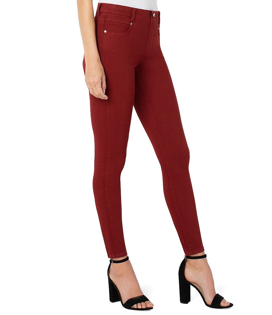 Liverpool Los Angeles Gia Glider Faux Button Pull-On Skinny Jean