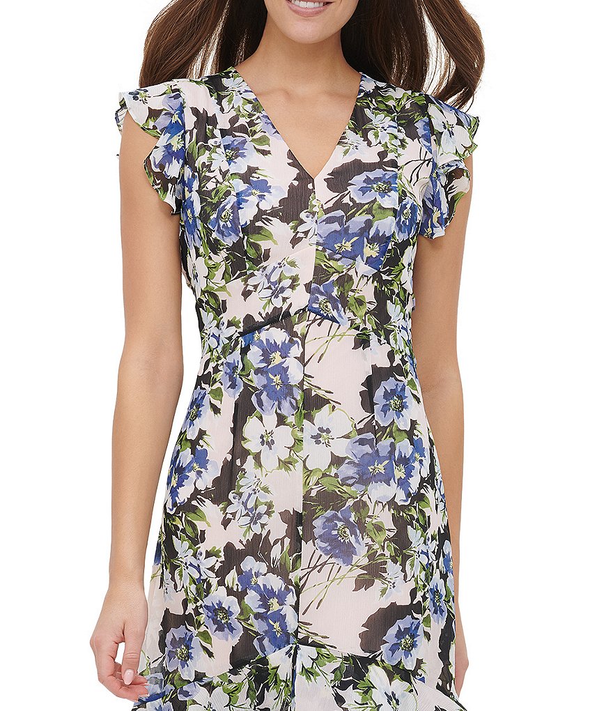 Le Bos 3-Piece Embroidered Trim Duster Pant Set