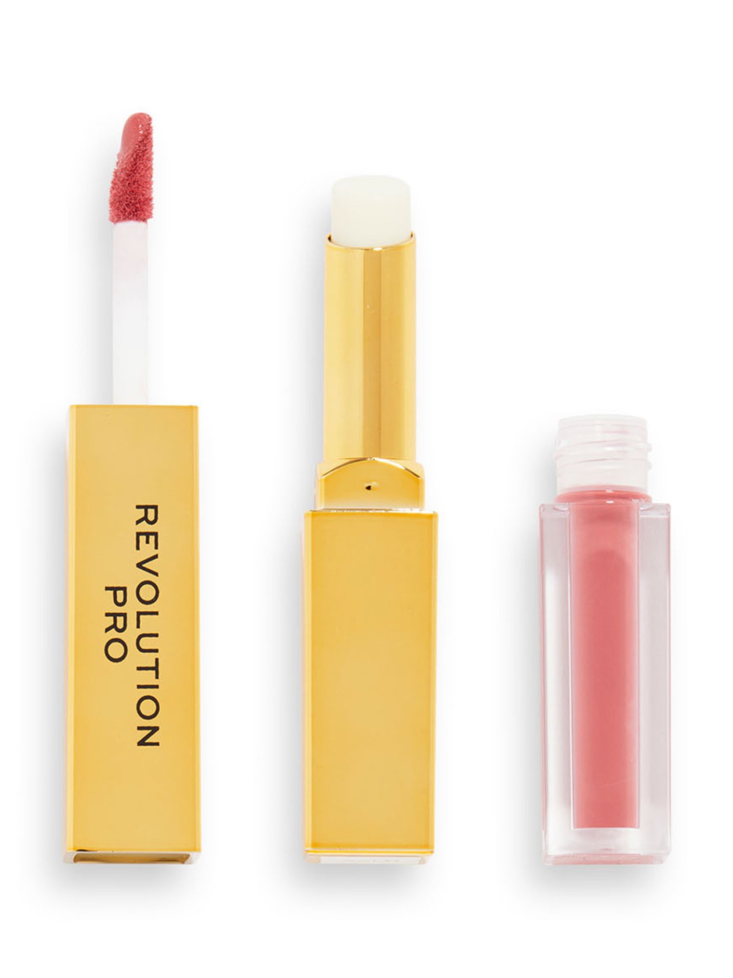 Revolution Pro Supreme Stay 24h Lip Duo Lipstick Tease - 1.5 gm