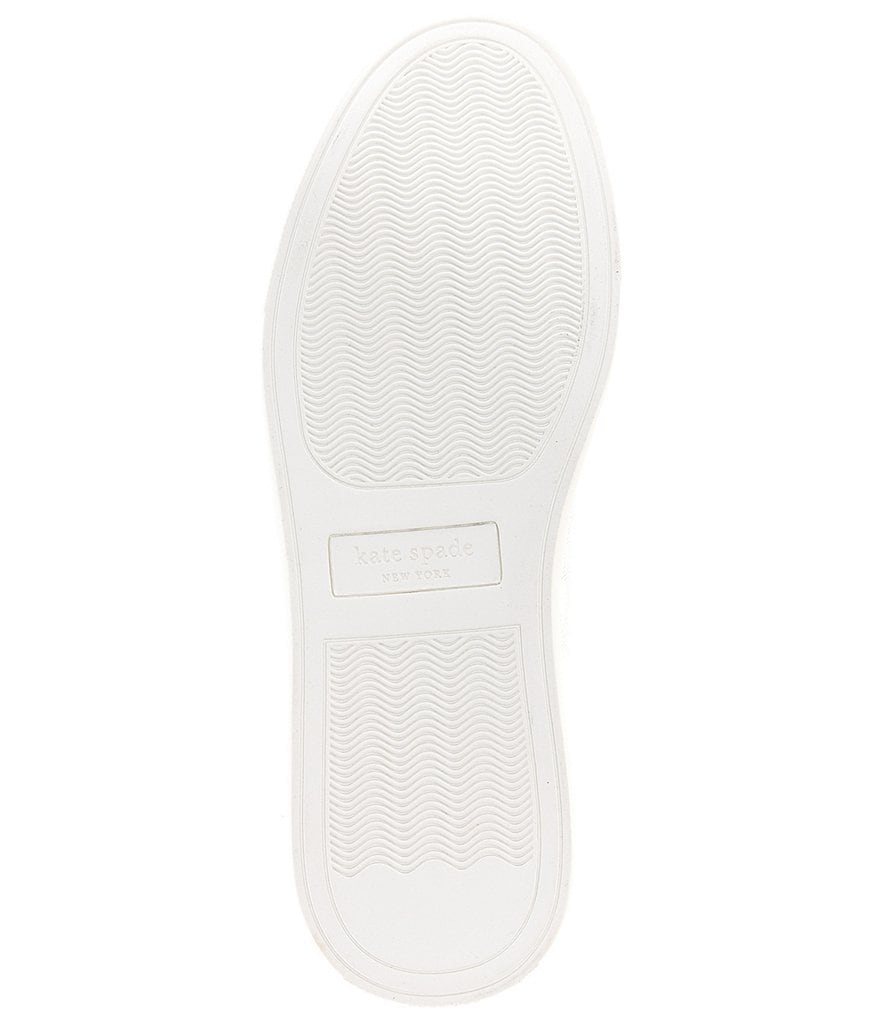 kate spade new york Audrey Perforated Spade Lace-Up Sneakers