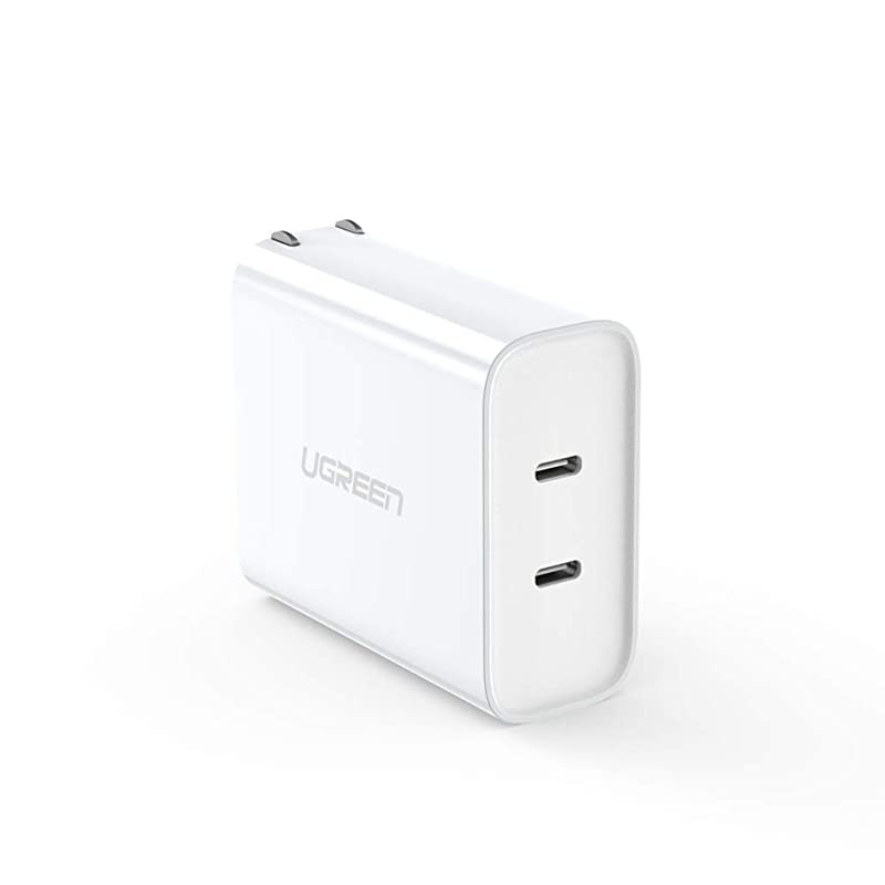 USB C Charger 2-Port 36W Power Delivery Type C Wall Charger for iPhone 12 Mini 12 Pro Max 11 Pro Max XR X 8 Plus iPad Pixel Galaxy Note20 Note10 S20 S10 S9 LG V50 ThinQ