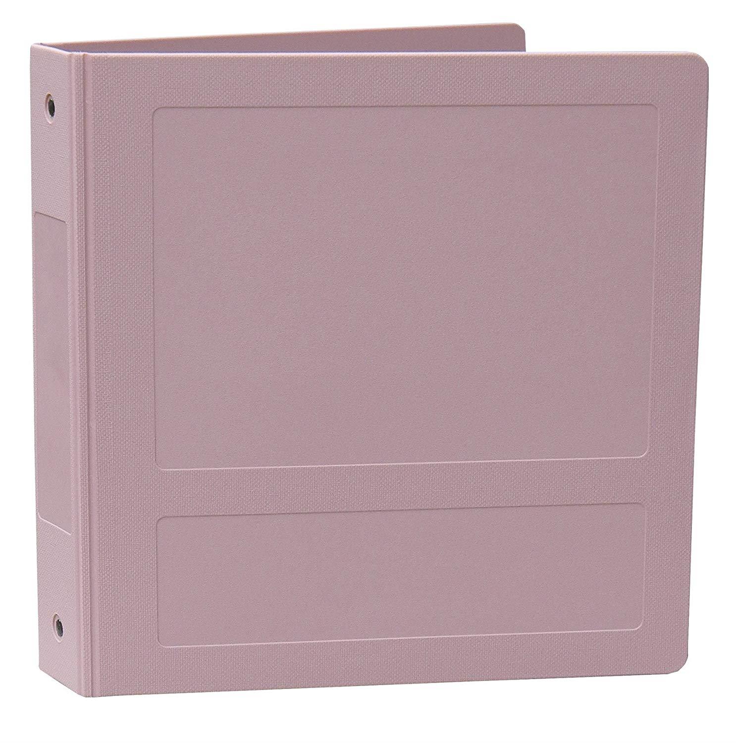 Omnimed 205009-MV-3 Side 3 Ring Open Poly Binder, Mauve, 1.5"
