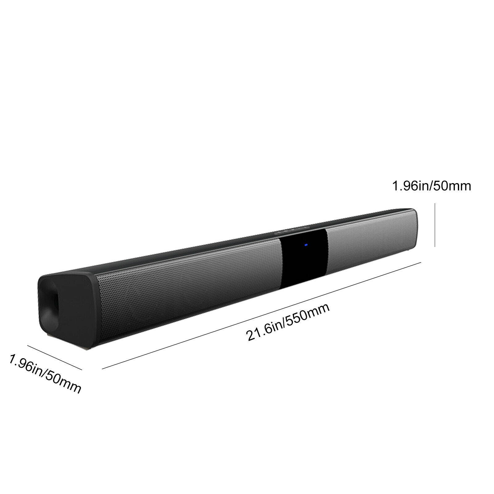 Bluetooth Sound Bar Speaker 3D Mic Stereo System TV Home Theater LG Samsung Sony