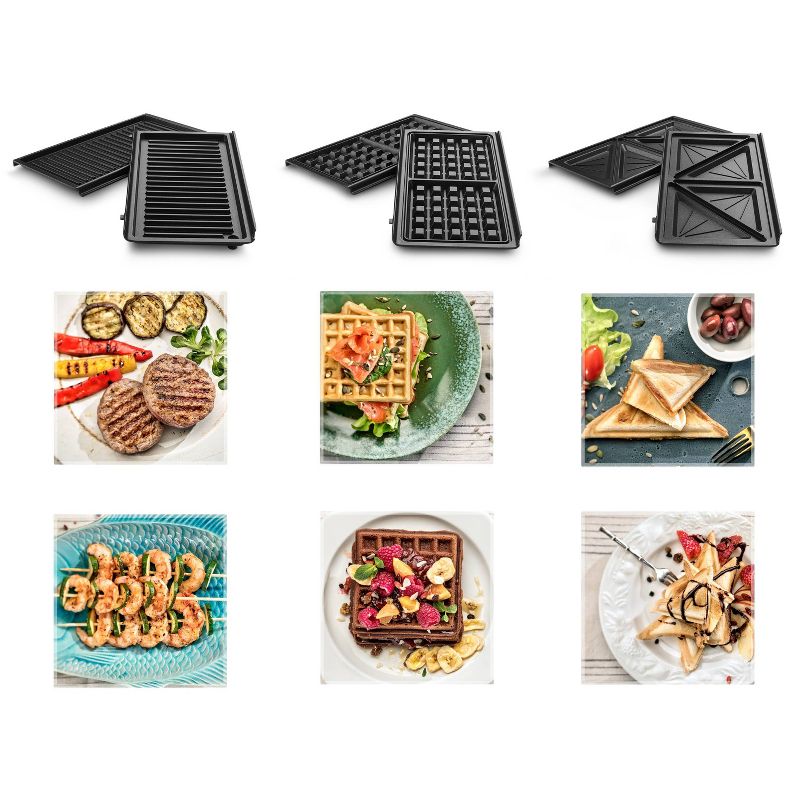 DeLonghi Livenza Compact All Day Grill 0- Stainless Steel - SW13ABC.S