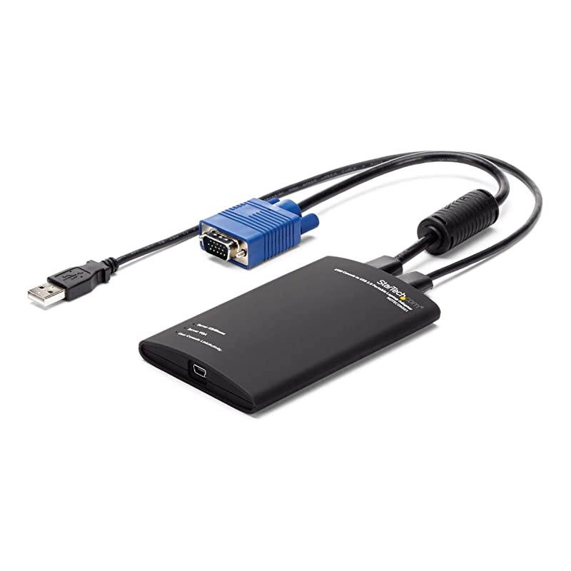 com Crash Cart Adapter 1920 x 1200 Portable Laptop USB 2.0 to KVM Console (NOTECONS01)