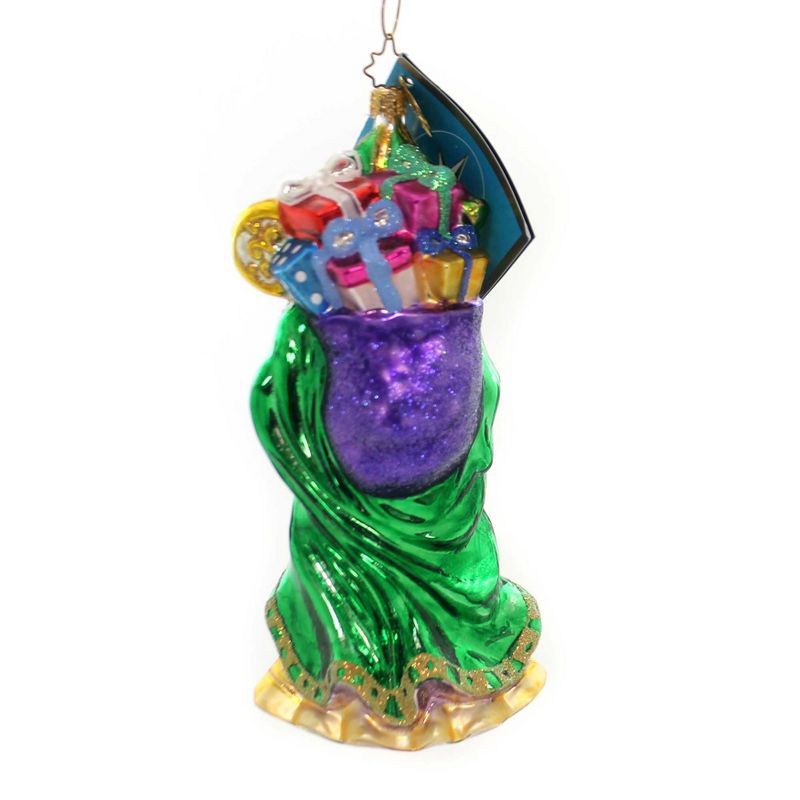 Christopher Radko 7.0" St. Paddy Claus Irish Bishop  -  Tree Ornaments