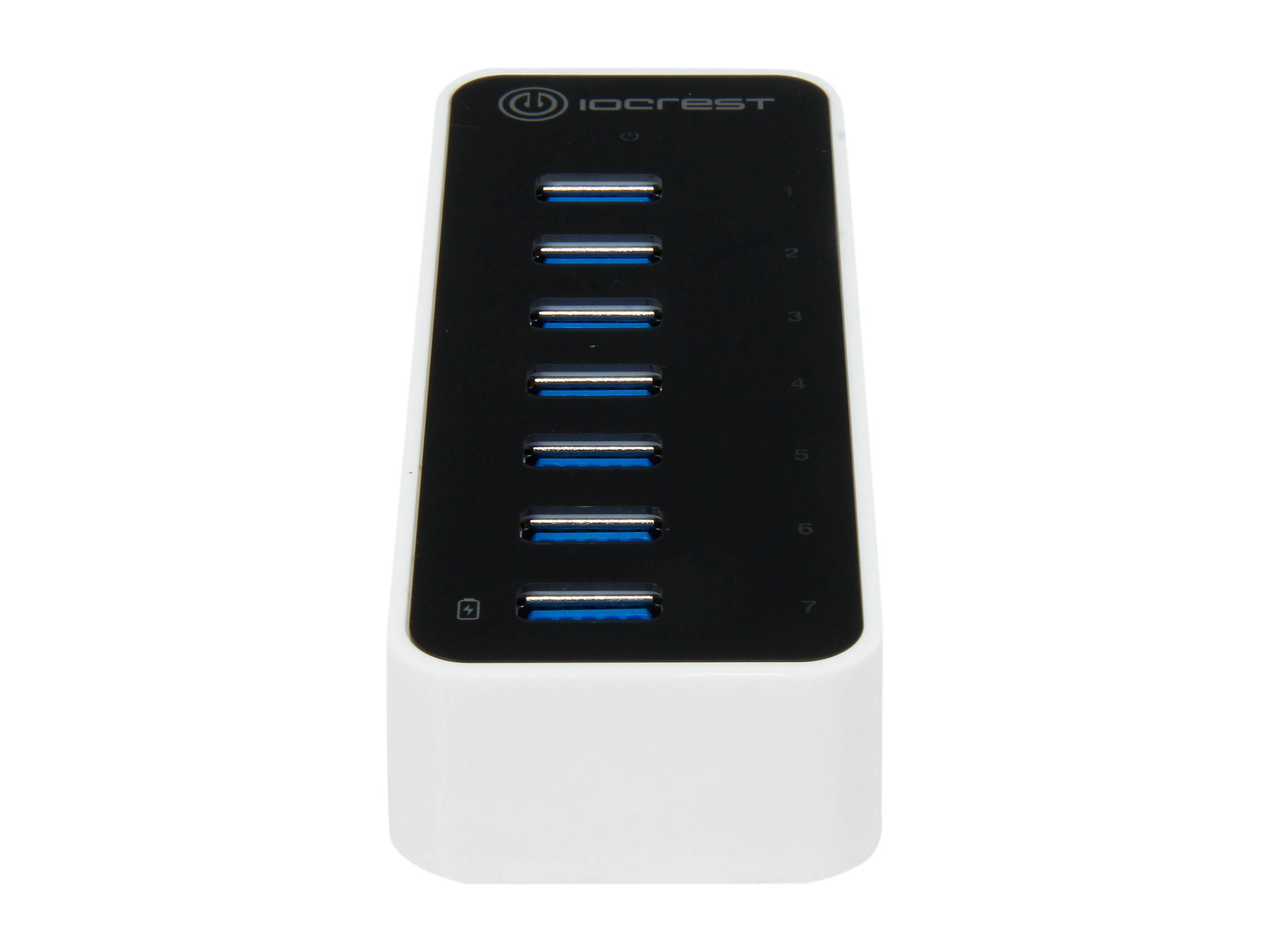 SYBA SY-HUB20152 Super Speed IO Crest 7-Port USB 3.0 Hub with AC Power Adapter