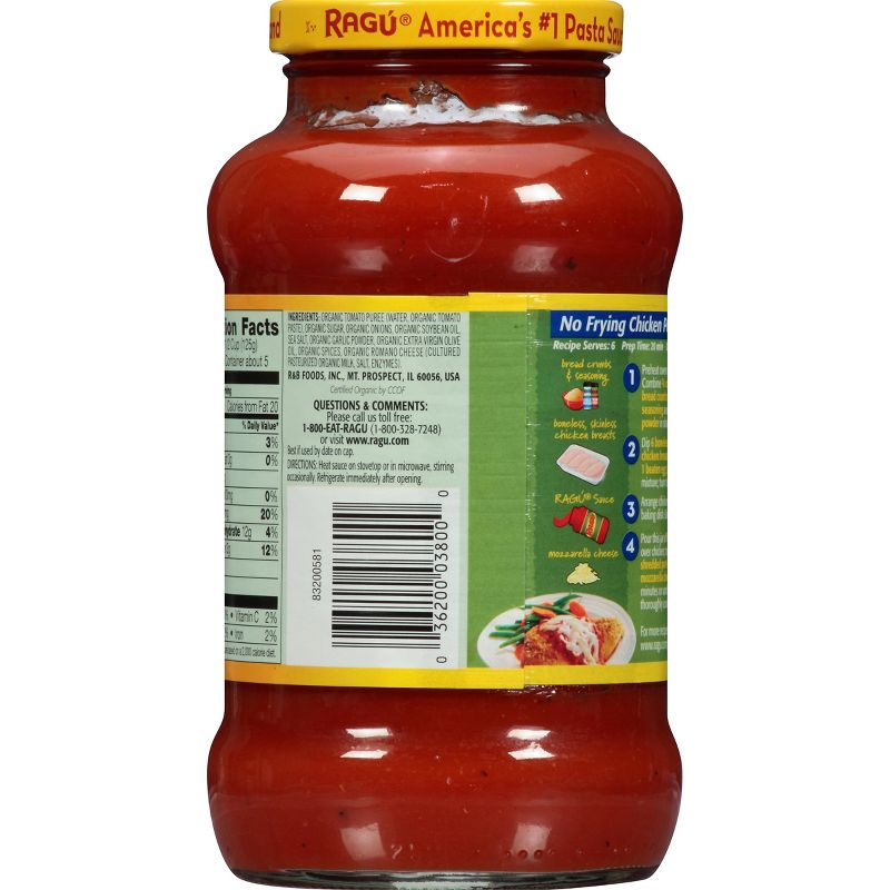 Ragu Old World Style Organic Traditional Pasta Sauce 23.9oz