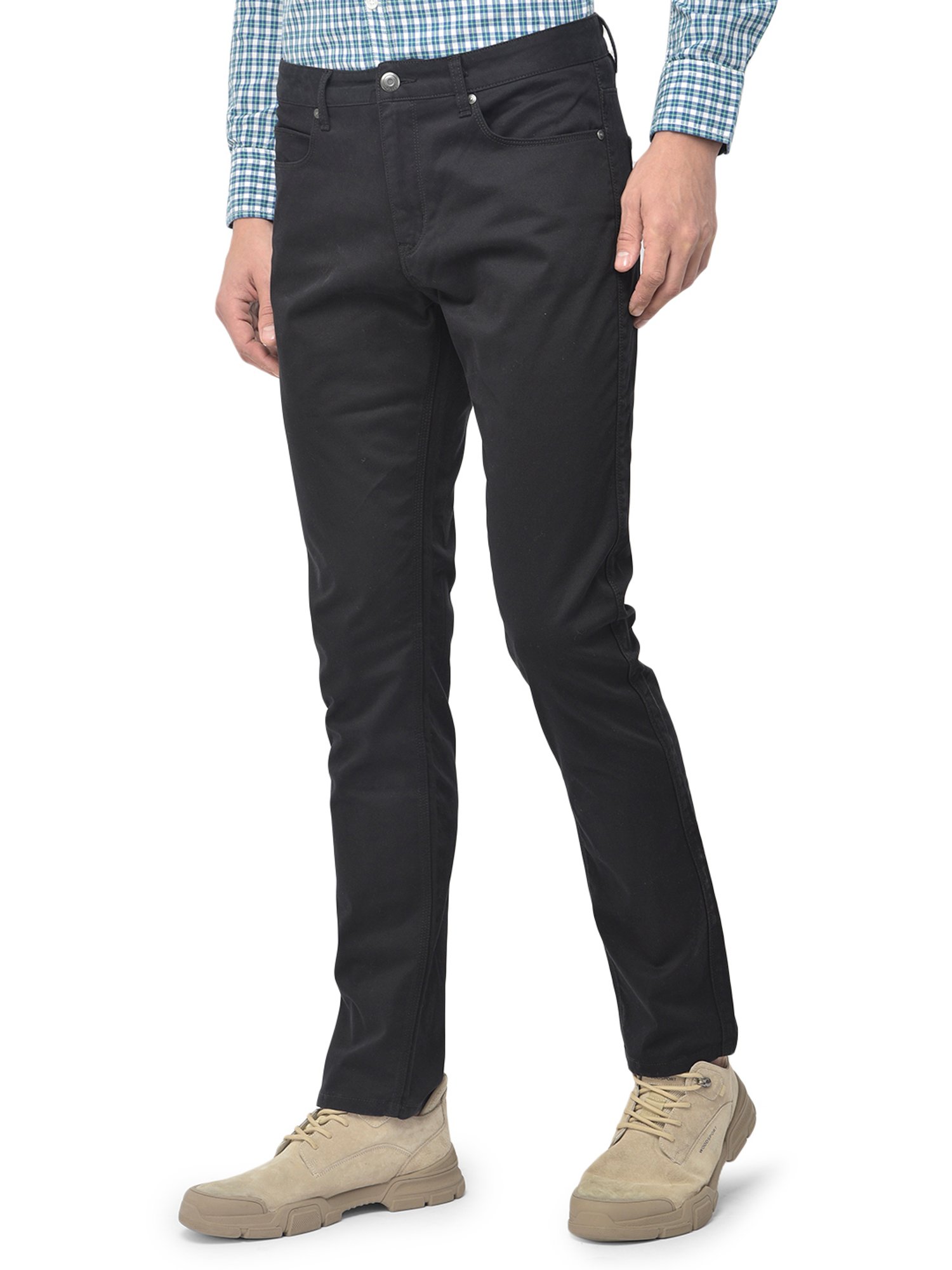 Woods Charcoal Lightly Washed Jeans