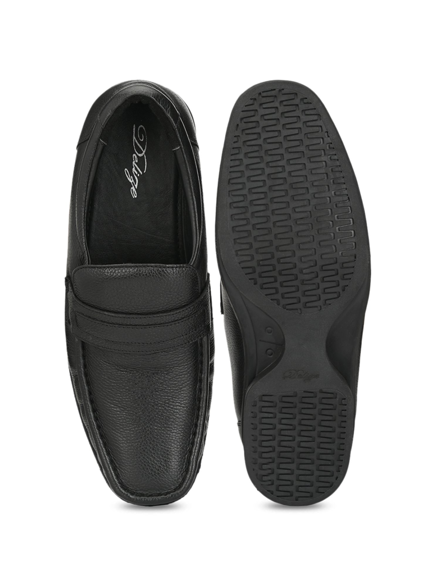 Delize Black Formal Slip-Ons