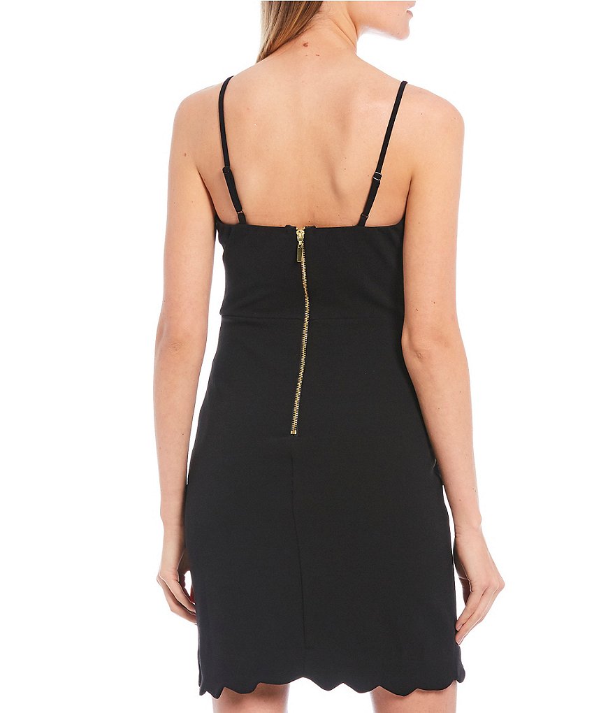 Jump Sleeveless Cowlneck Sheath Satin Dress