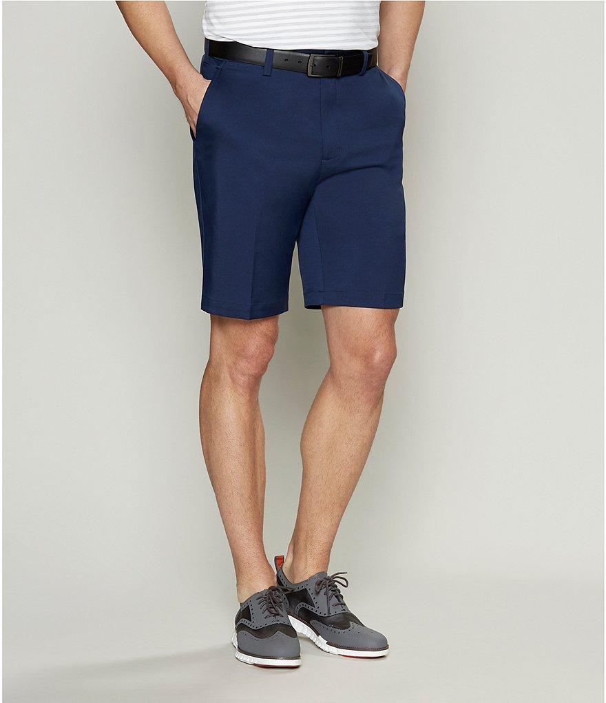 Roundtree & Yorke Active Waist 9#double; Inseam Performance Shorts