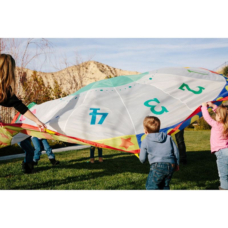 Pacific Play Tents Kids Tick Tock Clock Educational Parachute 12 Ft