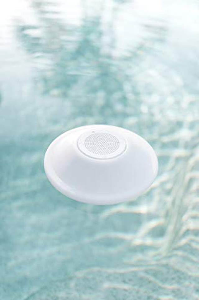 Innovative Technology Floating Waterproof Bluetooth Speaker with LED Lights, Blue