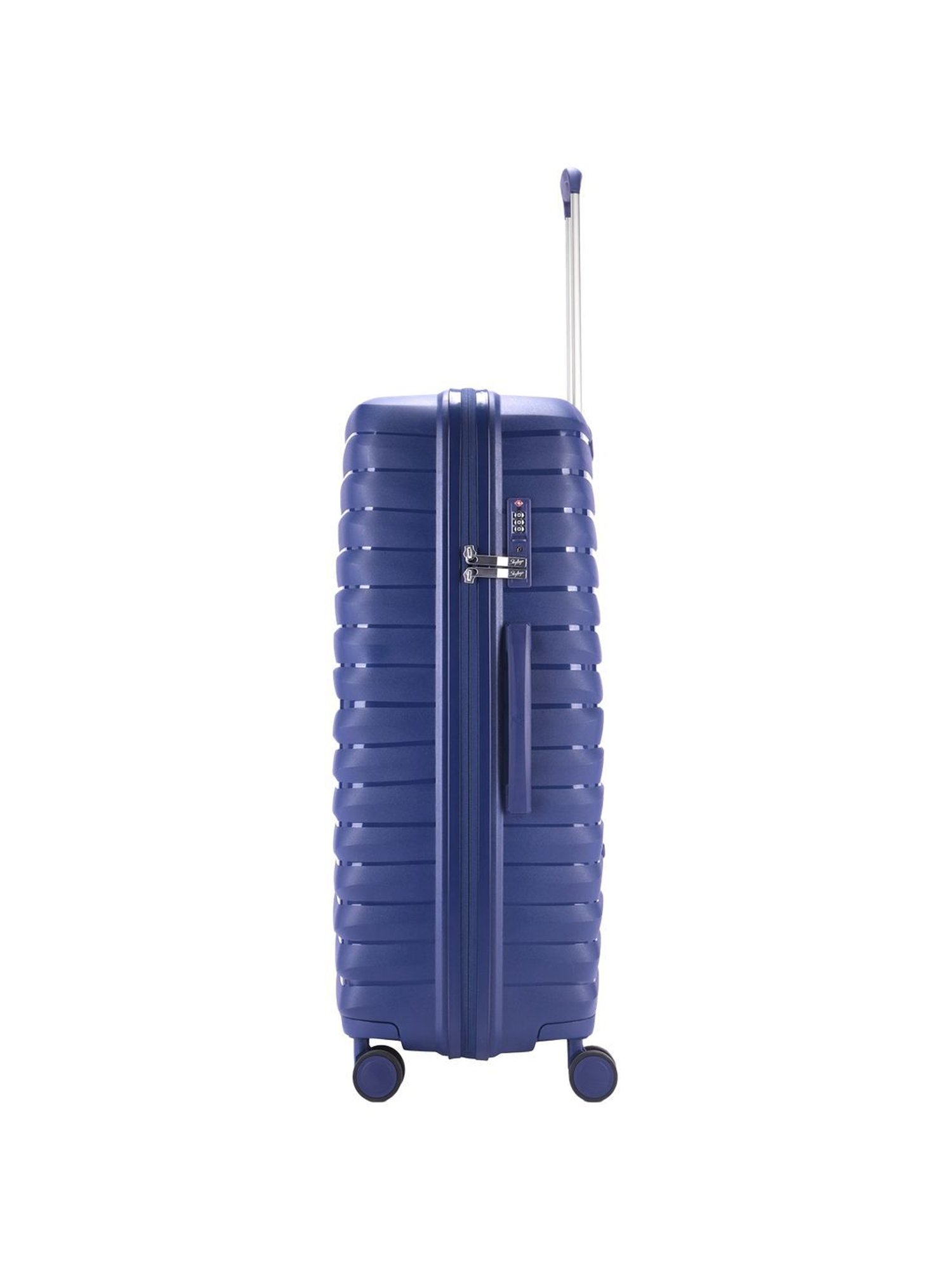 Skybags FLOAT Blue 8 Wheels Hard Cabin Trolley Bag 51.5