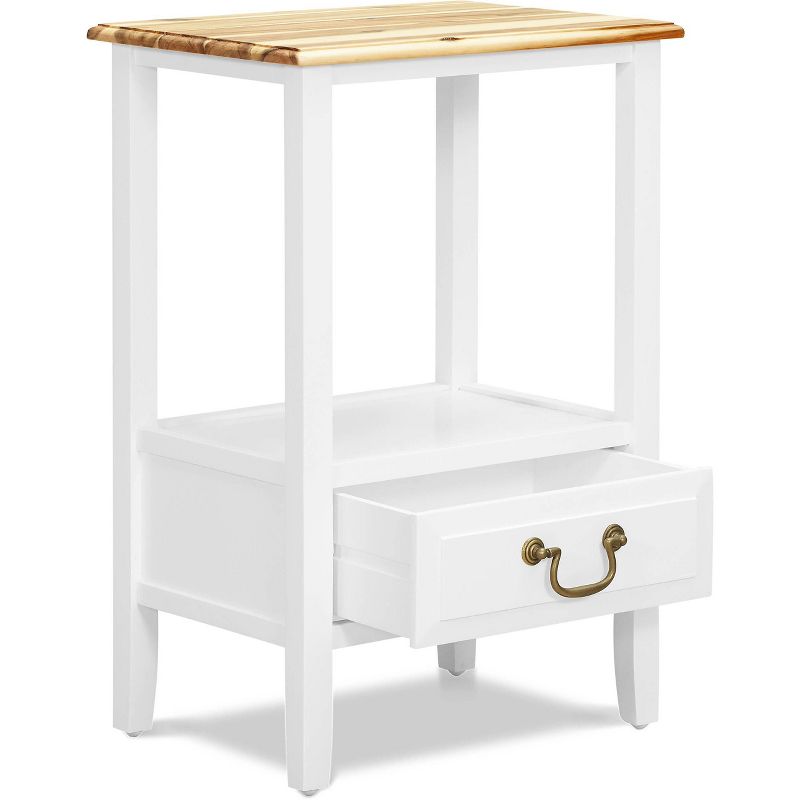 Harris End Table White - ClickDecor