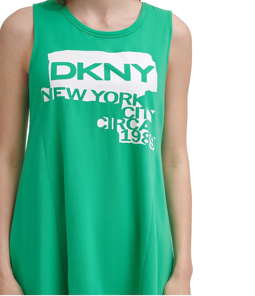 DKNY Graffiti Logo Dress