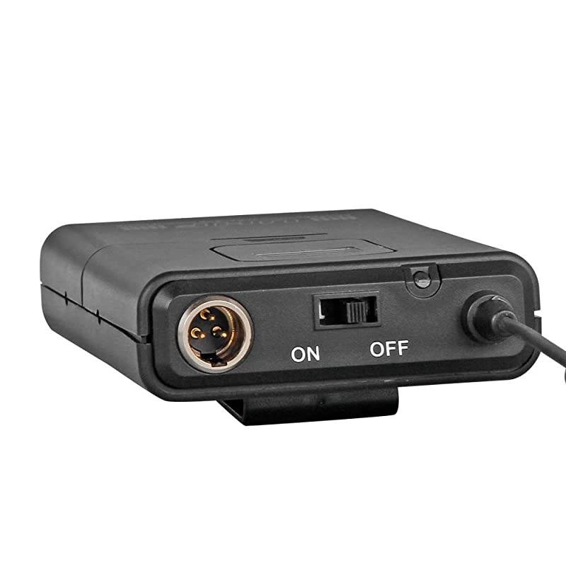 Microphone System Pro Audio UHF 4 Channel 4 Lavalier Bodypacks 4 Lapel Mic 4 Headsets for Karaoke System Church Speaking Conference Wedding Party