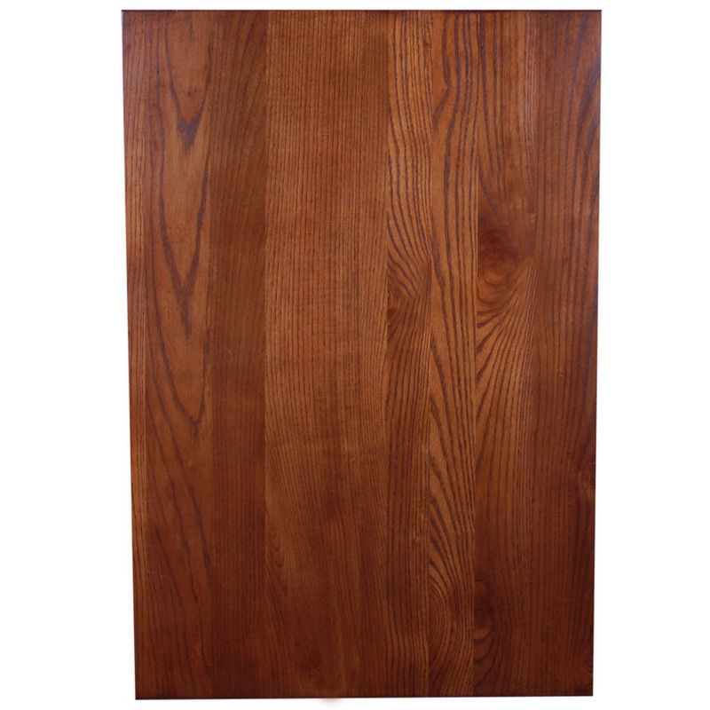 Mission Chair Side End Table With Storage Drawer And Shelf - Medium Oak - Leick Home