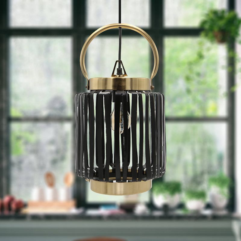16" Metal Ford Lantern Pendant - River of Goods