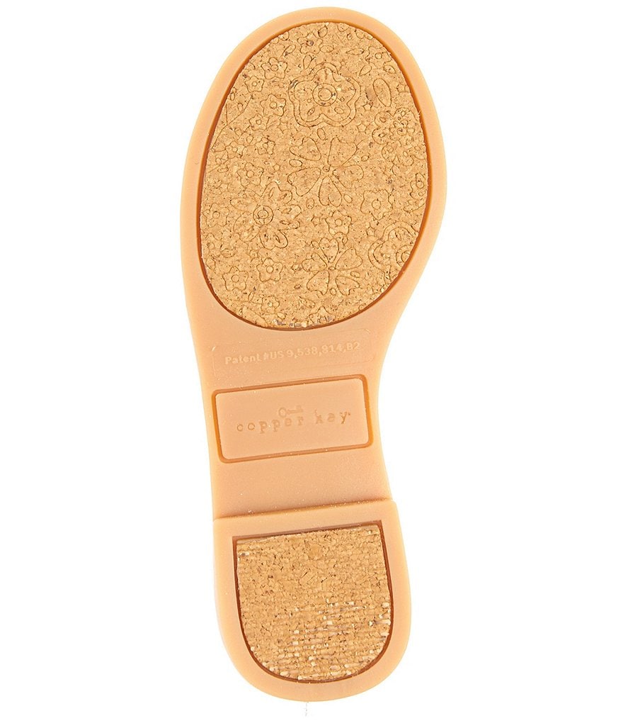 Copper Key Girls' Joyyful-T Patent Bow Ballet Flats (Infant)