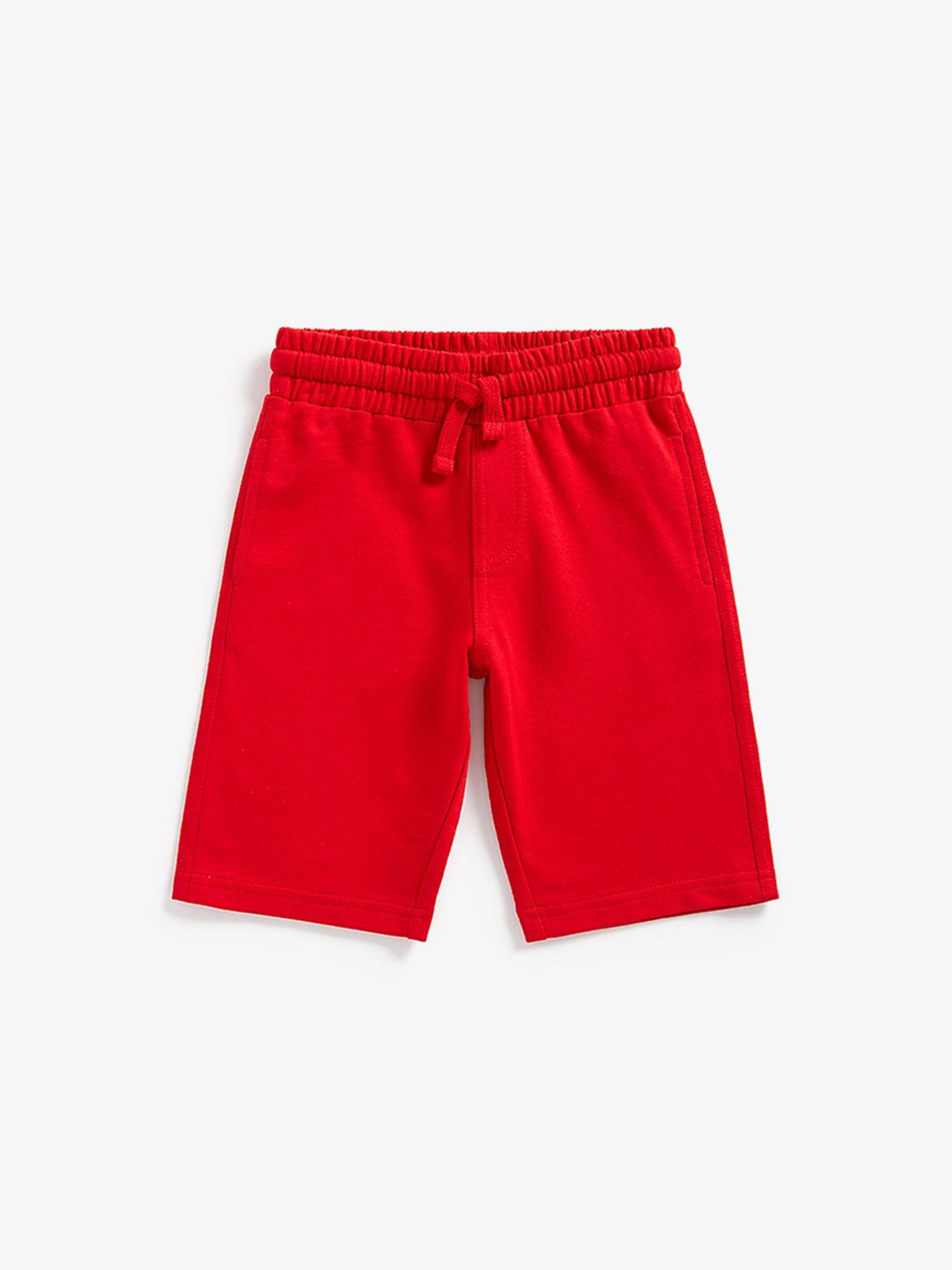Mothercare Boys Red Solid Shorts