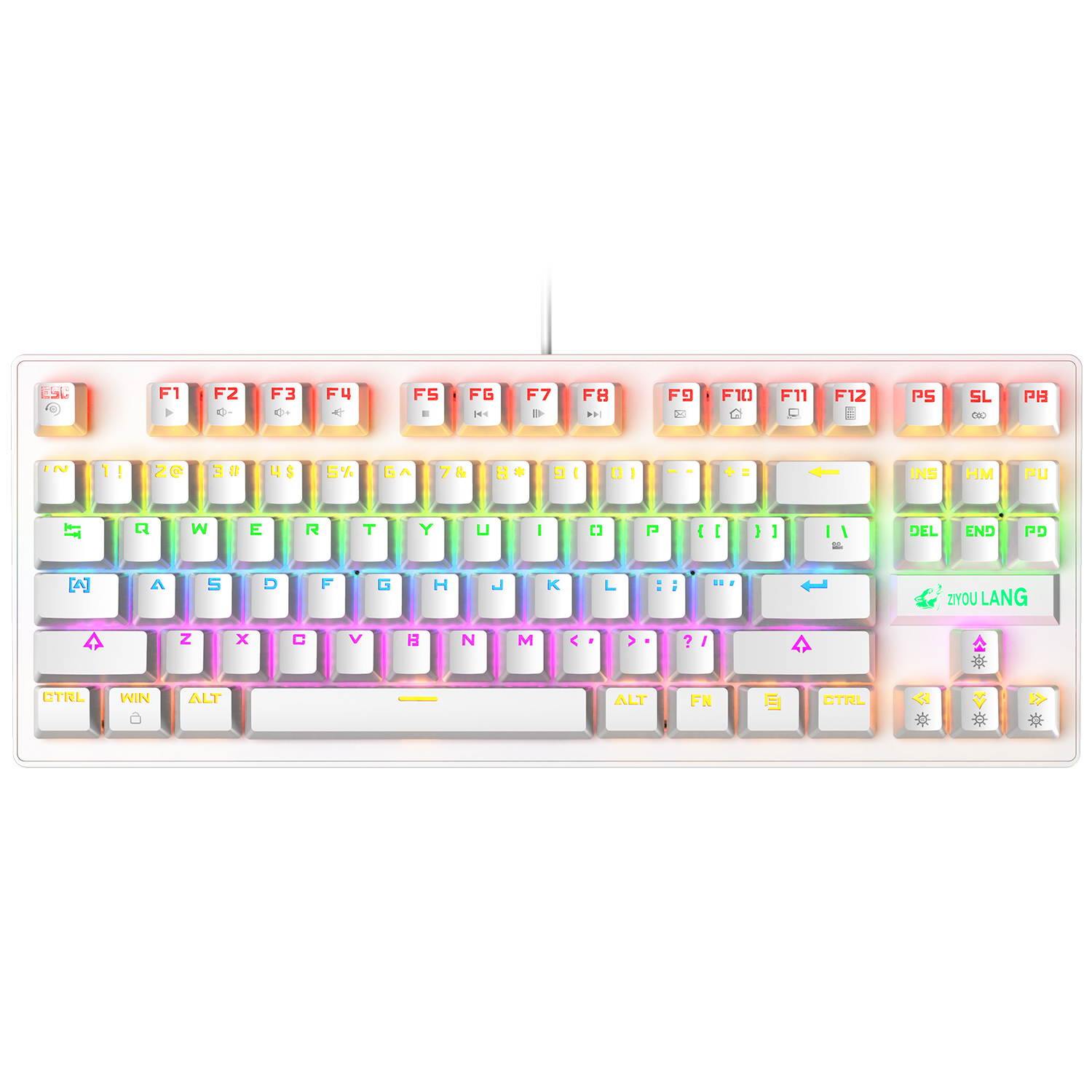 E-sport K2 Punk Mechanical Keyboard 87-key Gaming Competitive Office Notebook Gaming Keyboard