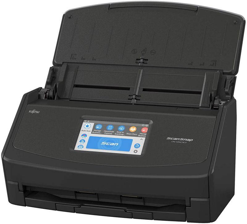 Fujitsu ScanSnap iX1500 Color Duplex Document Scanner with Touch Screen for Mac and PC (Black Model)