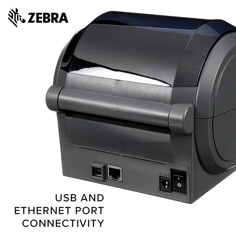 GK420d Direct Thermal Desktop Printer Print Width of 4 in USB and Ethernet Port Connectivity GK42202210000