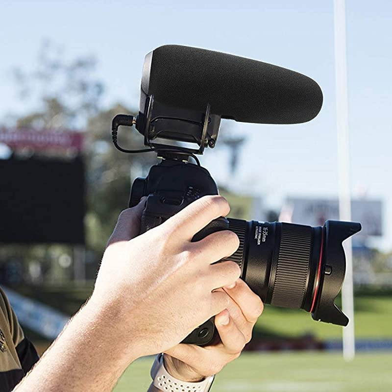 VideoMic Pro+ Windscreen Filter Mic Foam DeadCat Windshield Cover for Rode VideoMic Pro+ Camera Microphone