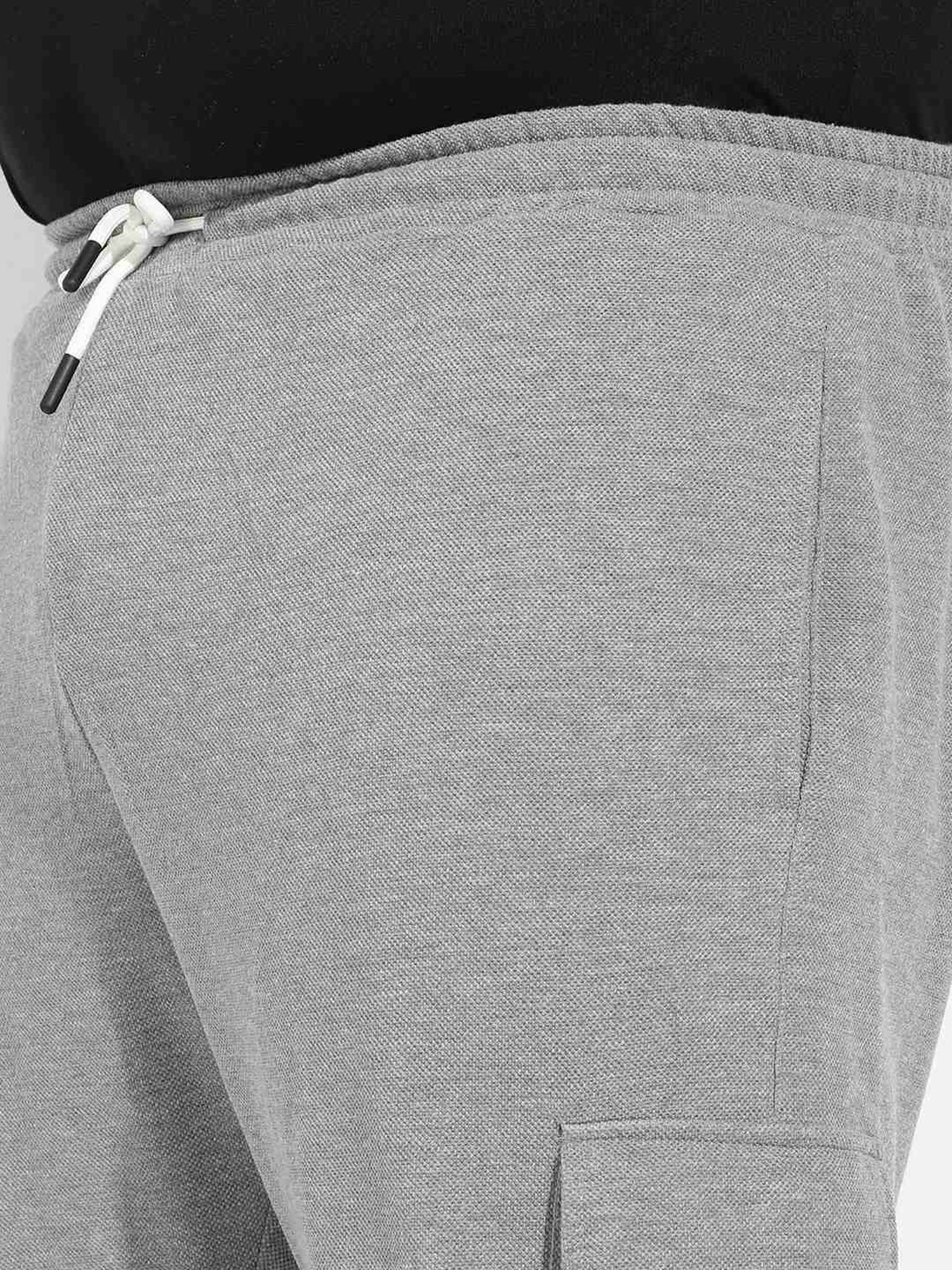 Instafab Plus Grey Regular fit Plus Size Joggers