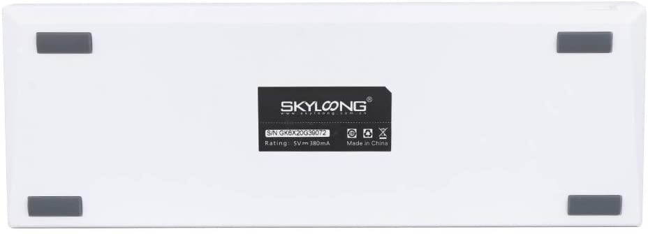 EPOMAKER GK61X RGB Hotswap Custom DIY Kit for 60% Keyboard, PCB Mounting Plate Case (GK61X White)