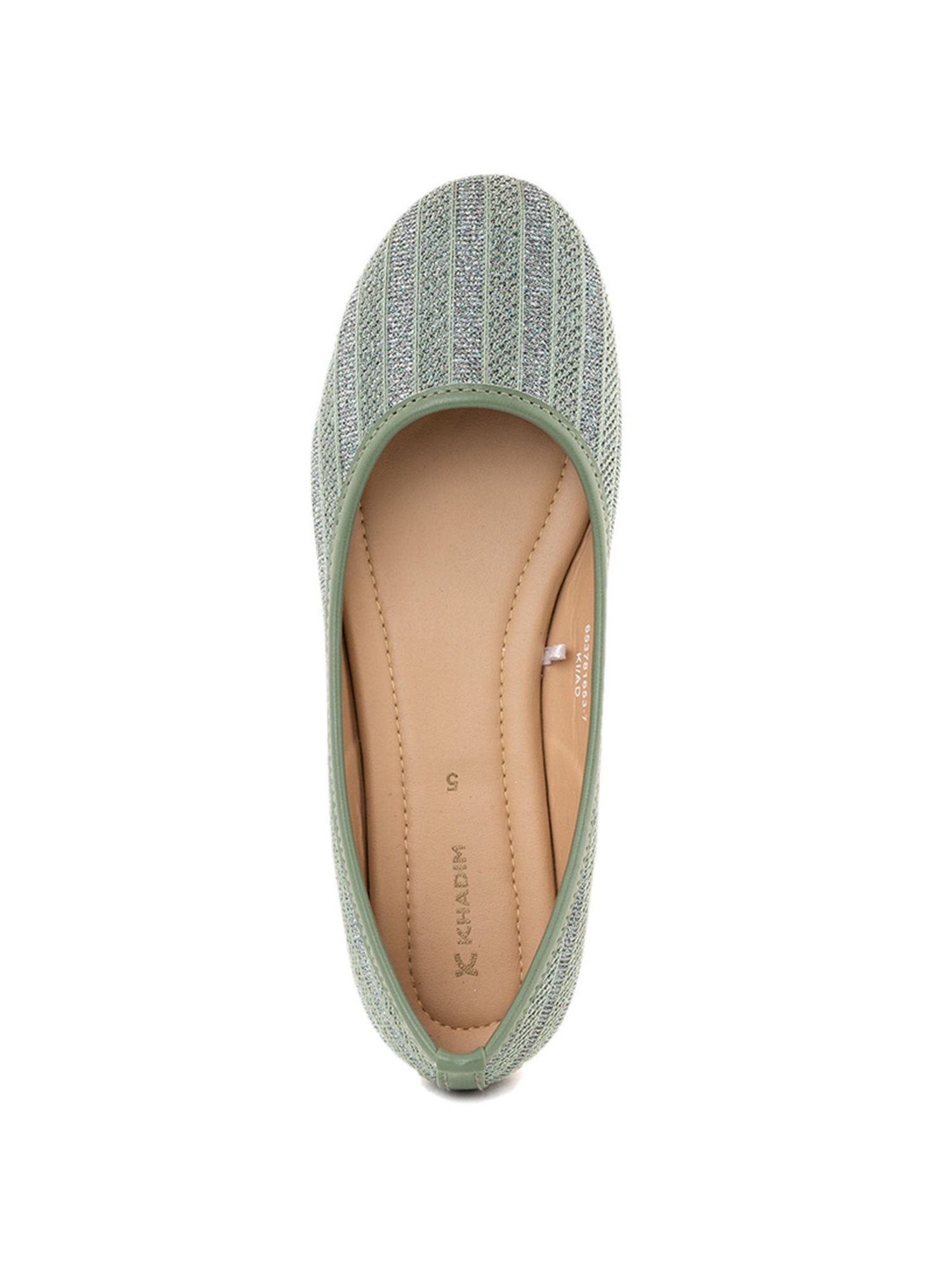 Khadim Women's Green Flat Ballets