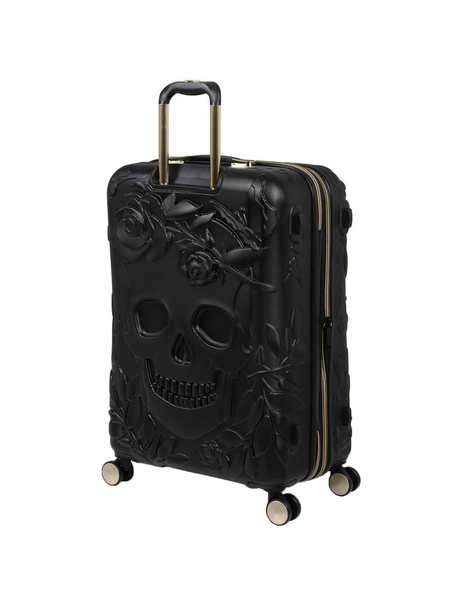 it luggage Skull Black Cabin -20 inches Expandable Hardsided Trolley Bag with TSA Lock