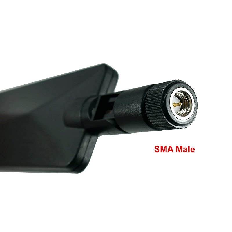 3G4GLTE Universal Wide Band 5 dBi OmniDirectional Paddle Antenna for Cisco Cradlepoint Digi Pepwave Sierra Wireless and Many Others 2 Pack