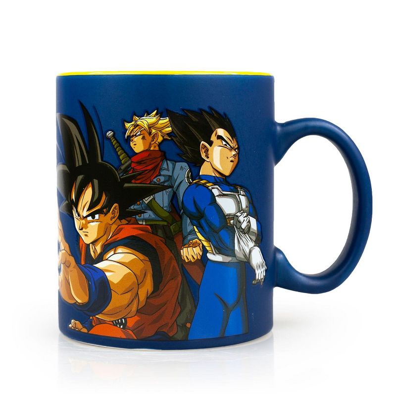 Just Funky Dragon Ball Super Saiyans Vs. Goku Black & Zamasu Ceramic Mug | Holds 16 Ounces