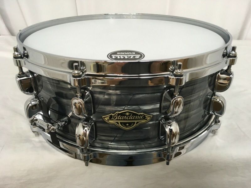 Tama Starclassic Walnut/Birch 14" Dia X 5.5" Deep Snare Drum/Charcoal Onyx