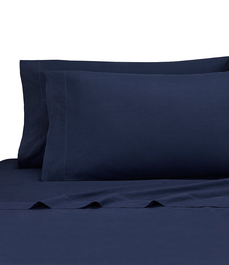 Kassatex Lorimer Washed Percale Sheets