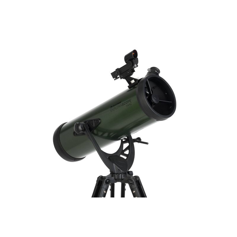 Celestron ExploraScope 114AZ Telescope with Basic Smartphone Adapter
