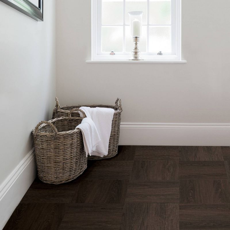 FloorPops Set of 20 Vanderbilt Peel and Stick Floor Tiles