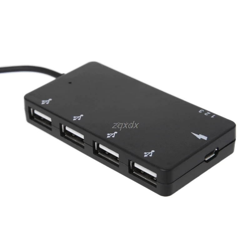 4 Ports USB C HUB OTG High Speed Type C Hub with Phone Stand Type-c USB Splitter for Laptop PC Phone Google USB-C Hub Z09