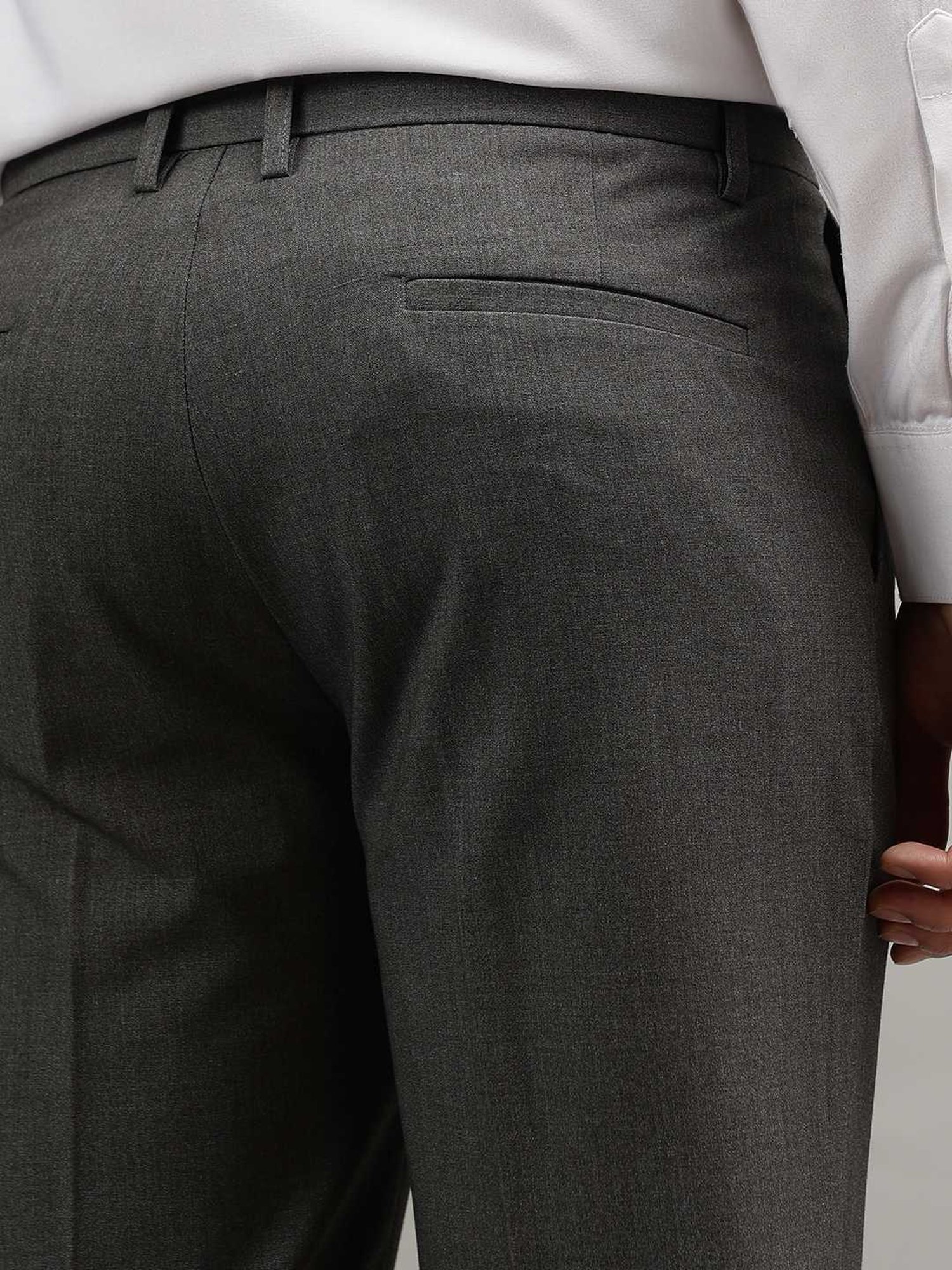 Lindbergh Grey Slim Fit Trousers