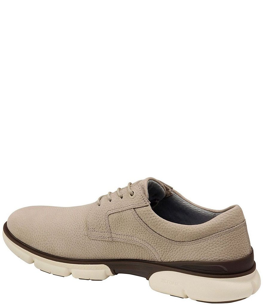 Johnston & Murphy Men's XC4 Tanner Nubuck Plain Toe Lace-Up Oxfords